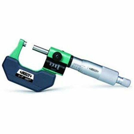 INSIZE Digital Outside Micrometer with Counter - 0-1 in. Range IN132767